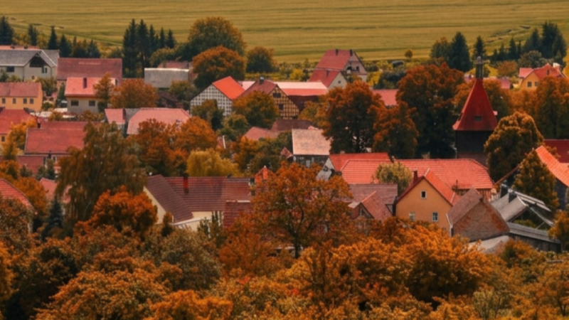 Tiefengruben im Herbst