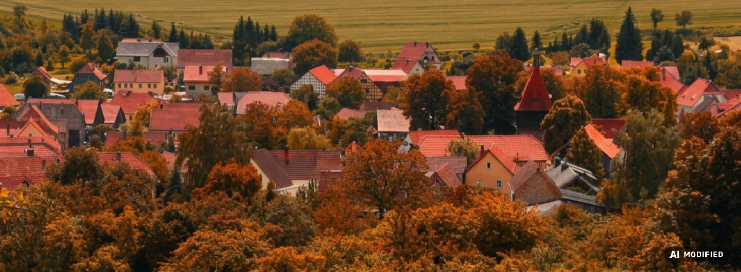Tiefengruben im Herbst